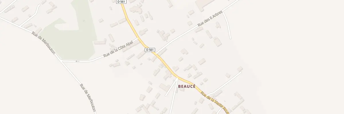 Plan du 44 Rue de la Vieille Route à Marcilly-la-Campagne