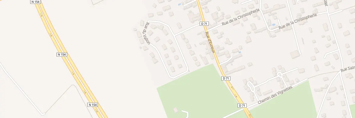 Plan du 22 Rue du Vallon à Acquigny