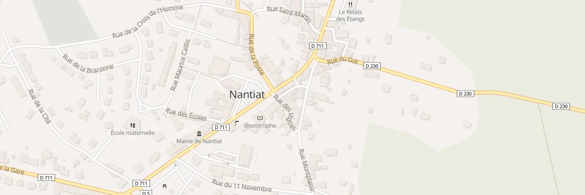Plan du 3 Rue des Vignes à Nantiat