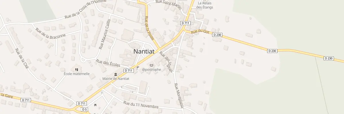 Plan du 7 Rue des Vignes à Nantiat