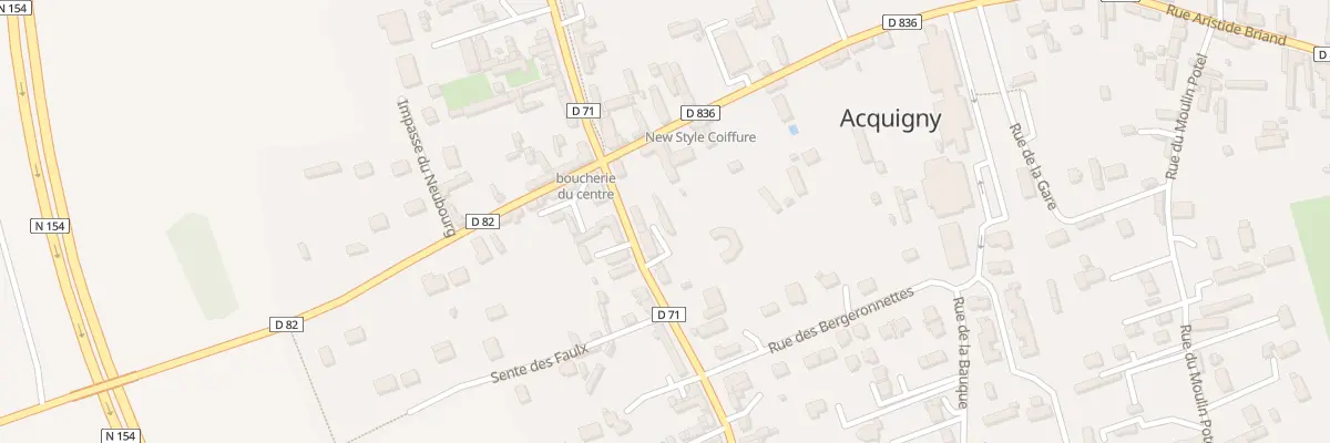 Plan du 65A Rue Aristide Briand à Acquigny