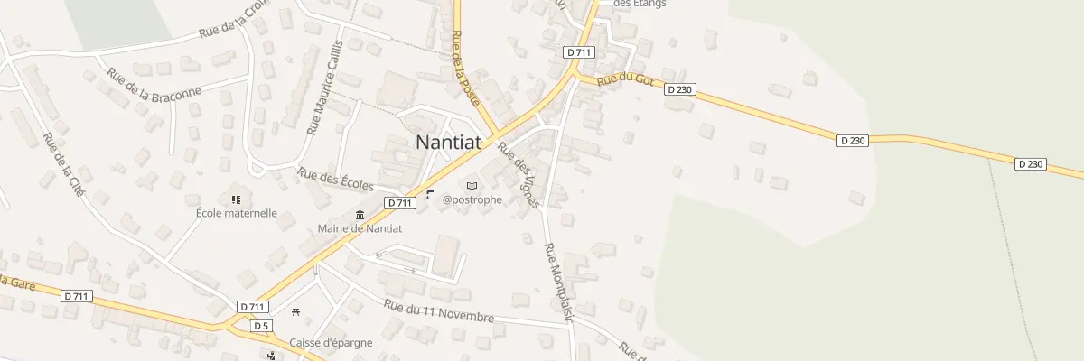 Plan du 9 Rue des Vignes à Nantiat