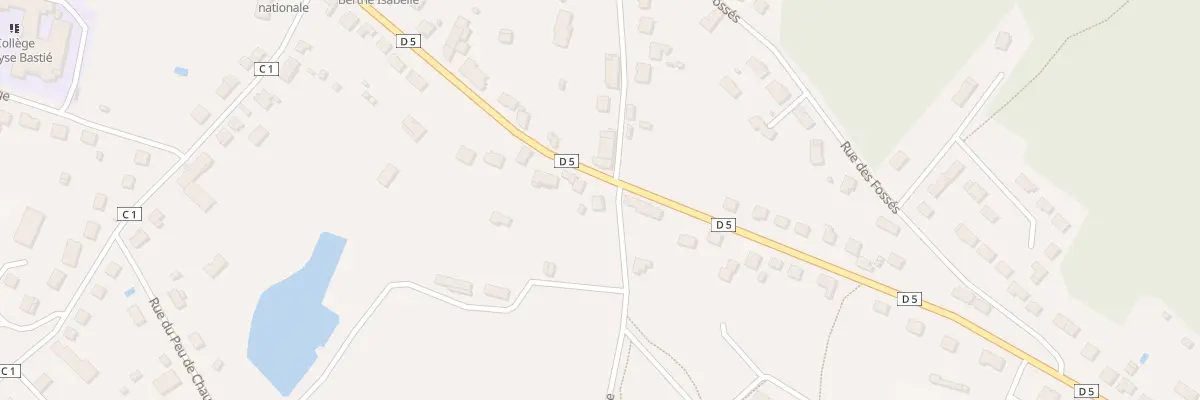 Plan du 2 Rue du Stade à Nantiat