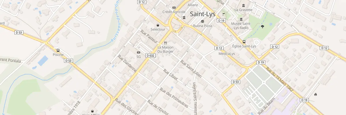Plan du 8 Rue Saint-julien à Saint-Lys
