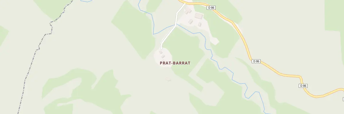 Plan du 3 Prat-Barrat à Lahitère