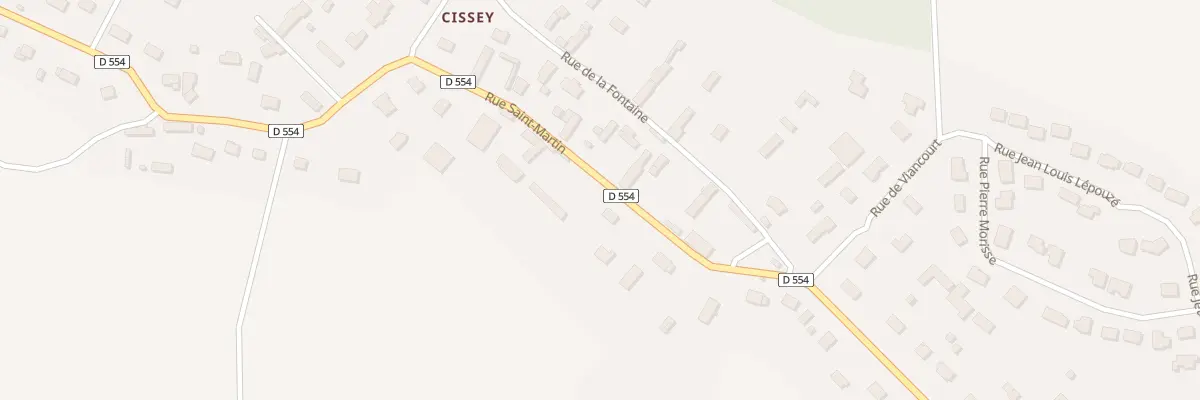 Plan du 41 Rue Saint Martin à Grossœuvre