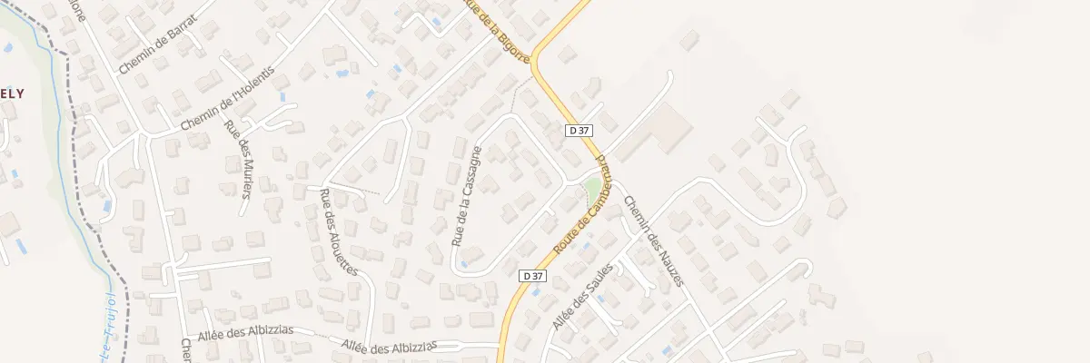 Plan du 21 Rue de la Cassagne à Saint-Lys