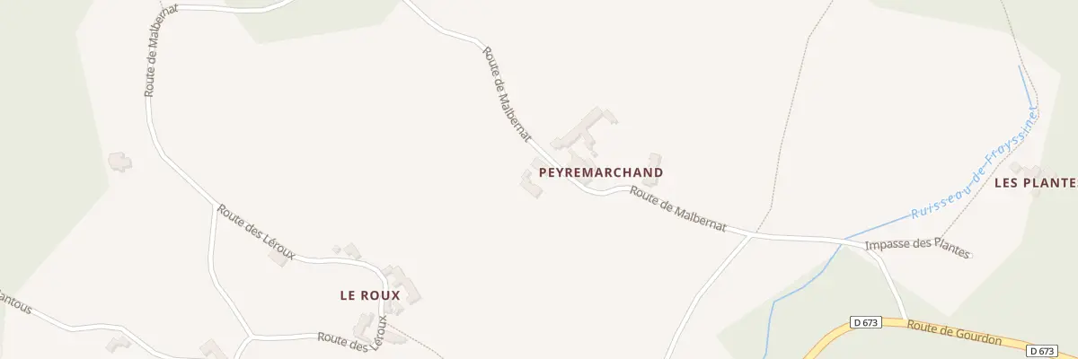 Plan du 5082 Peyremarchand à Frayssinet-le-Gélat