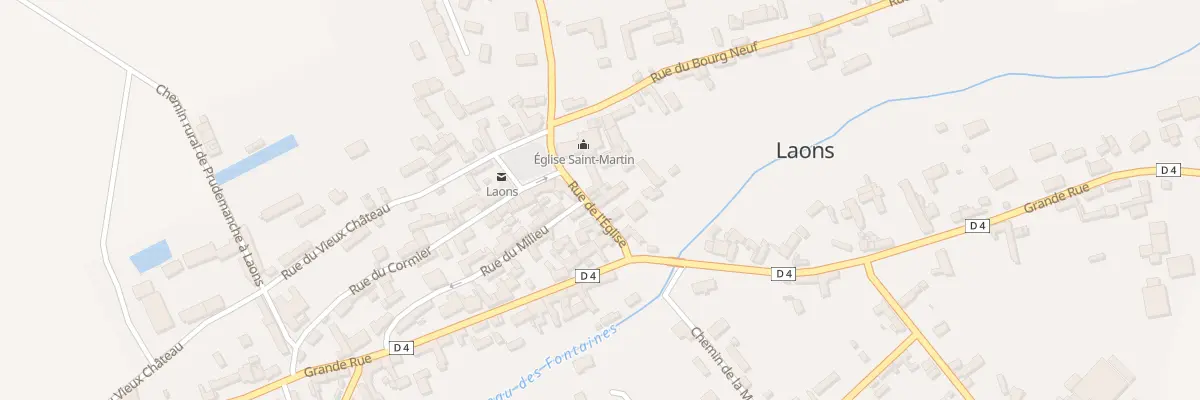 Plan du 5 Rue de l’Église à Laons