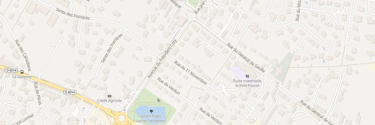 Plan du 104 Rue du Onze Novembre à Franqueville-Saint-Pierre