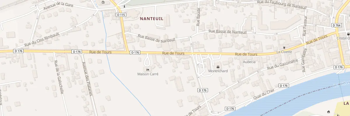 Plan du 70 Rue de Tours à Montrichard Val de Cher