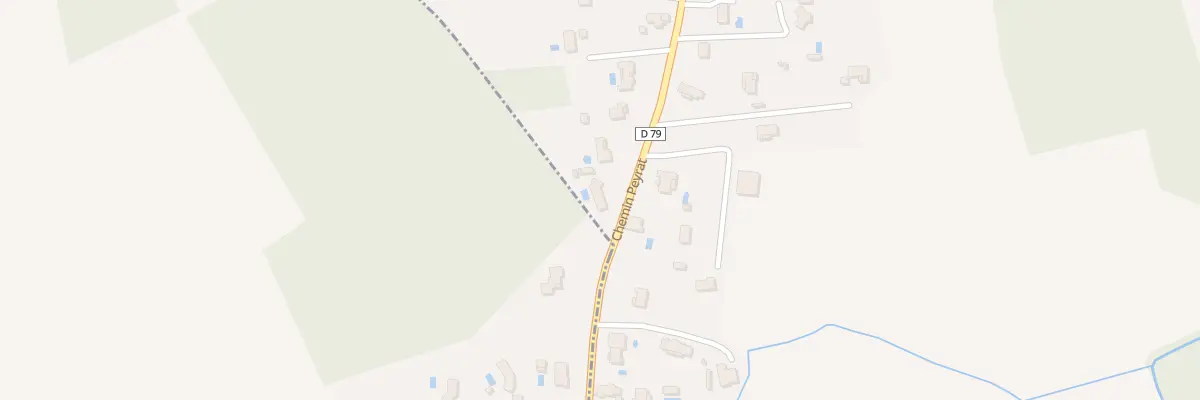 Plan du 2586 Che Peyrat à La Ville-Dieu-du-Temple
