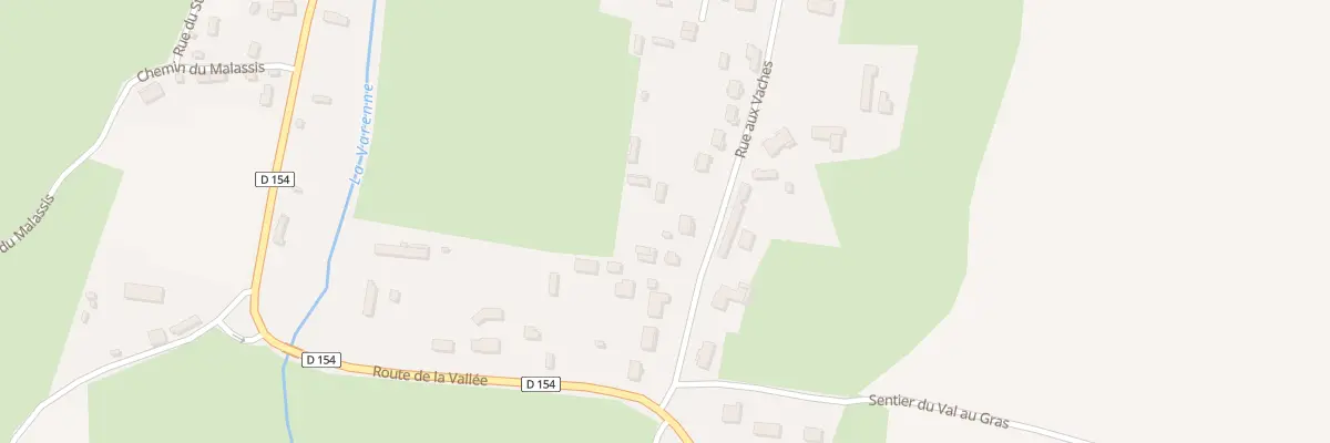 Plan du 770 Rue aux Vaches à Torcy-le-Grand