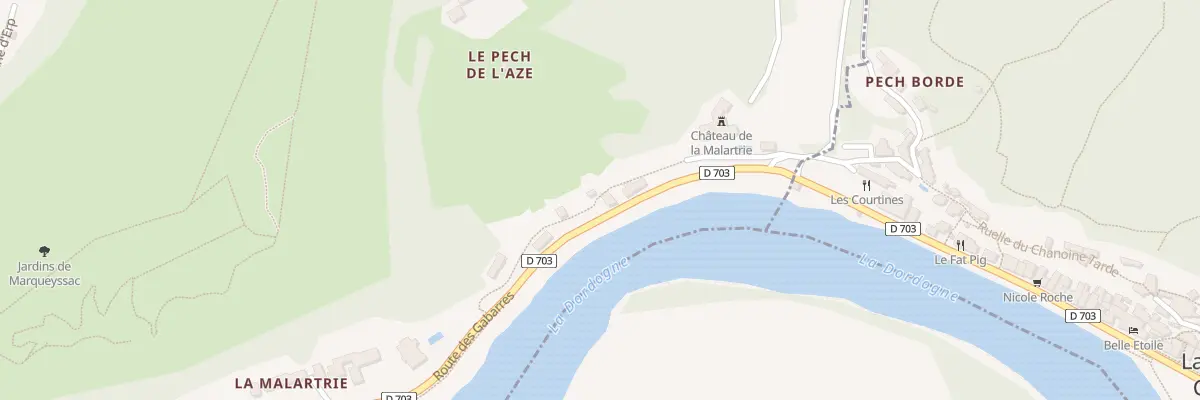 Plan du 189 Che des Choucas à Vézac