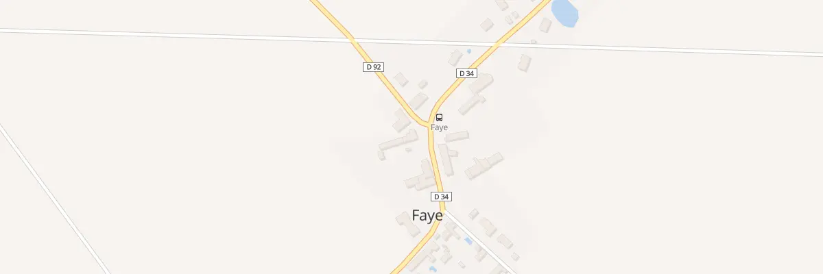 Plan du 2 Rue du Château à Faye