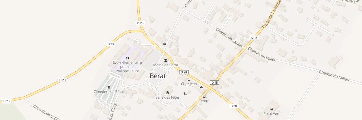 Plan du 106 Rte de Rieumes à Bérat