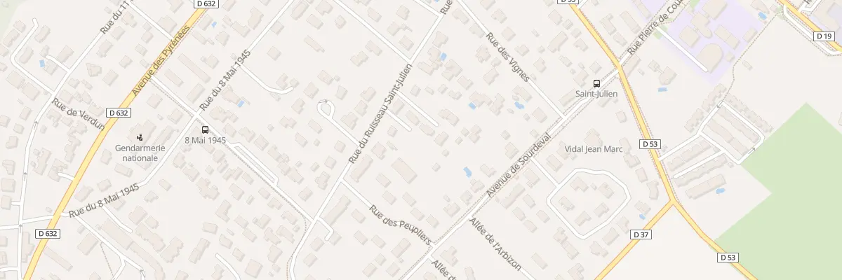 Plan du 21B Rue du Ruisseau Saint-julien à Saint-Lys