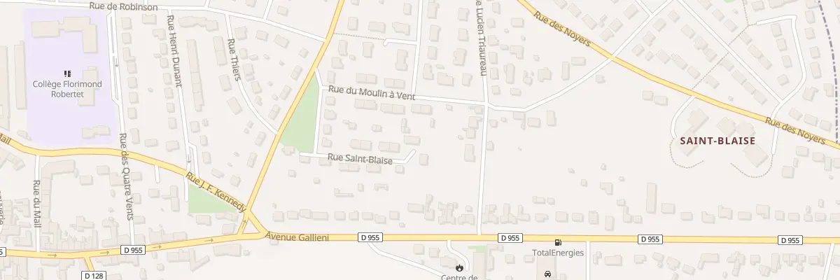 Plan du 17 Rue Saint-blaise à Brou
