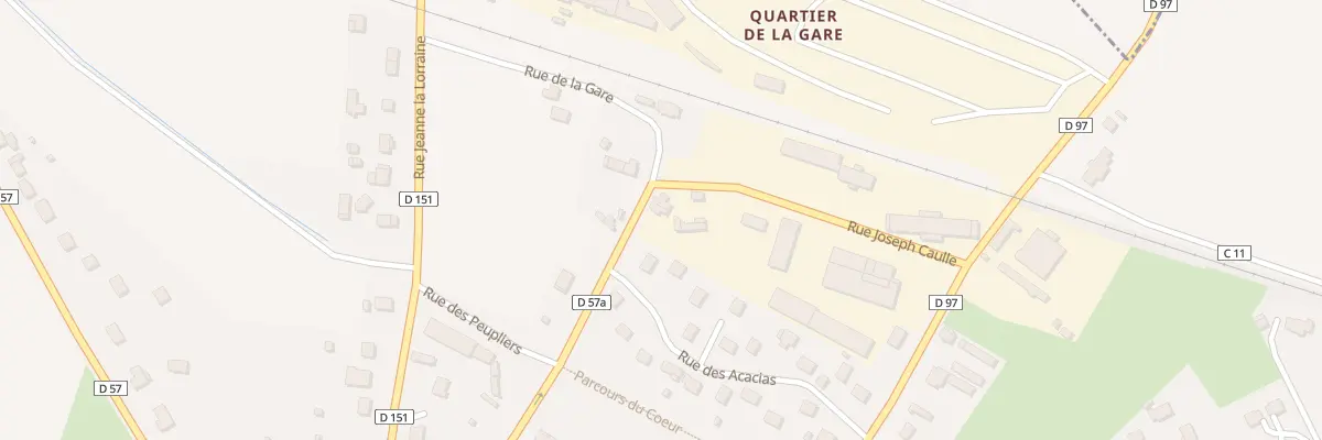 Plan du 324 Rue de la Gare à Bosc-le-Hard