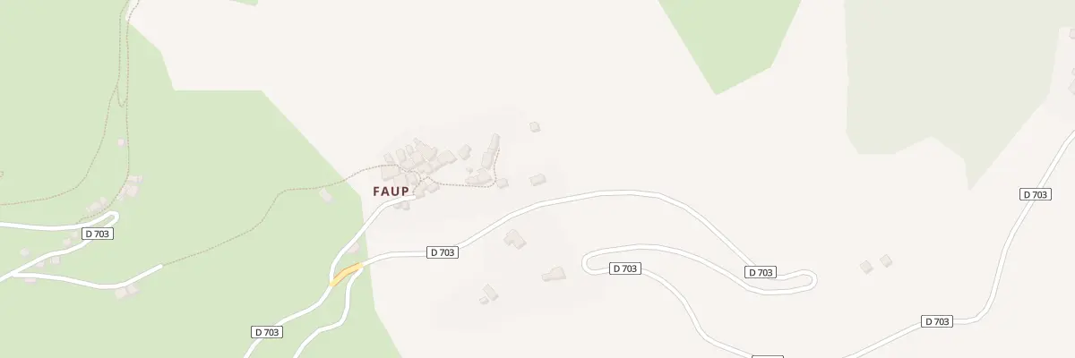 Plan du 420 Faup à Seix
