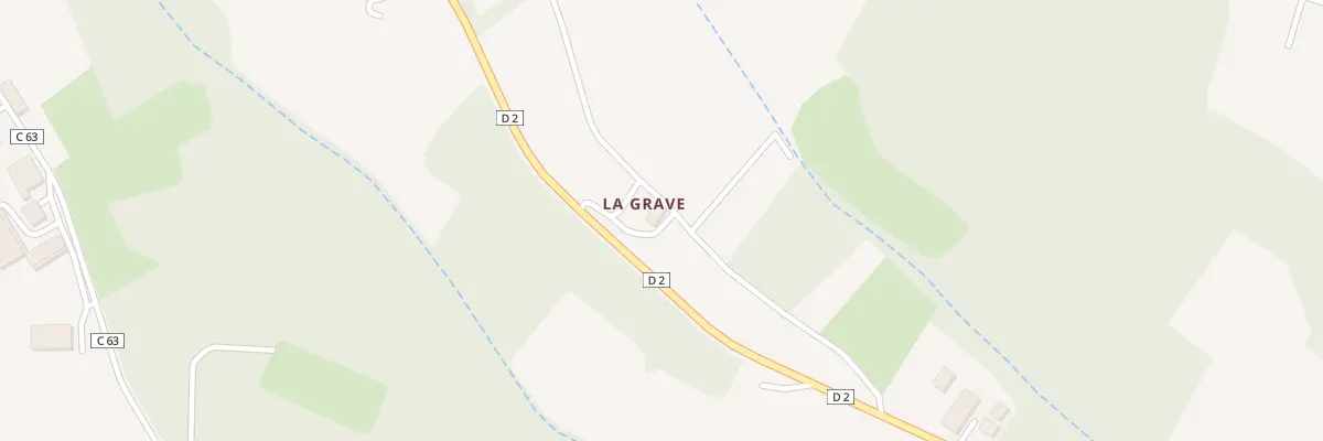 Plan du 1180 Rte de Champ Grand à Lafrançaise