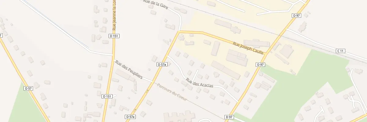 Plan du 182 Rue des Acacias à Bosc-le-Hard