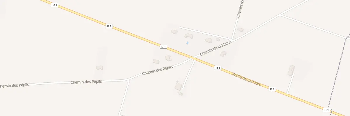 Plan du 9001 Les Pepils à Thil