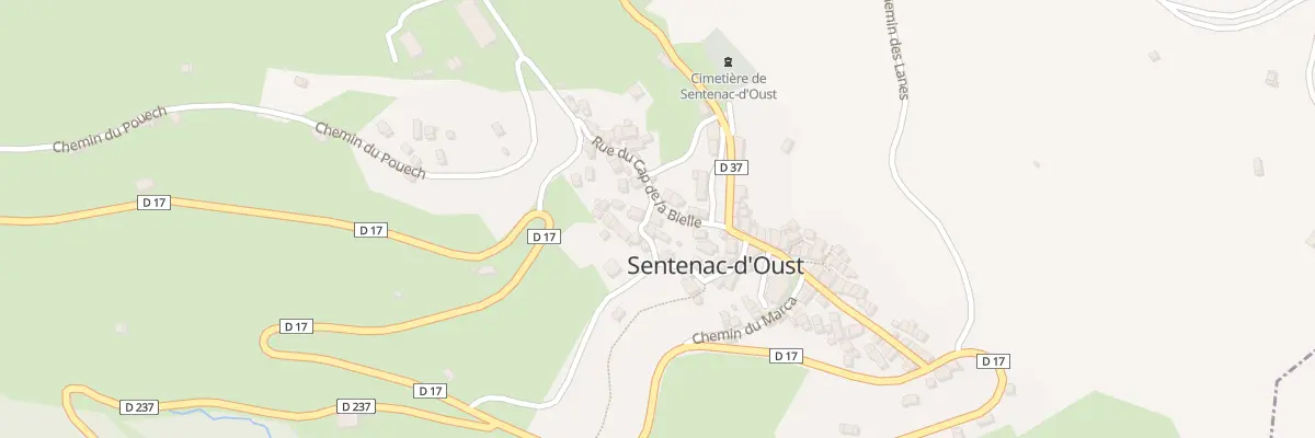 Plan du 30 Le Village à Sentenac-d’Oust