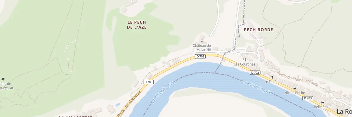 Plan du 153 Che des Choucas à Vézac
