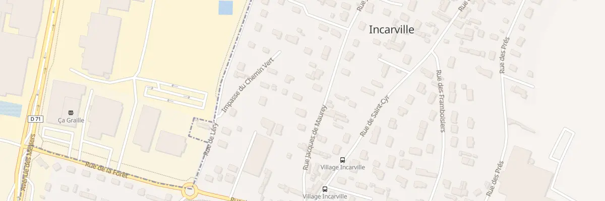 Plan du 9 Rue Jacques de Maurey à Incarville