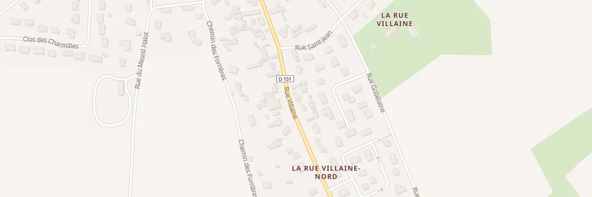 Plan du 235 Rue Villaine à Bosc-le-Hard