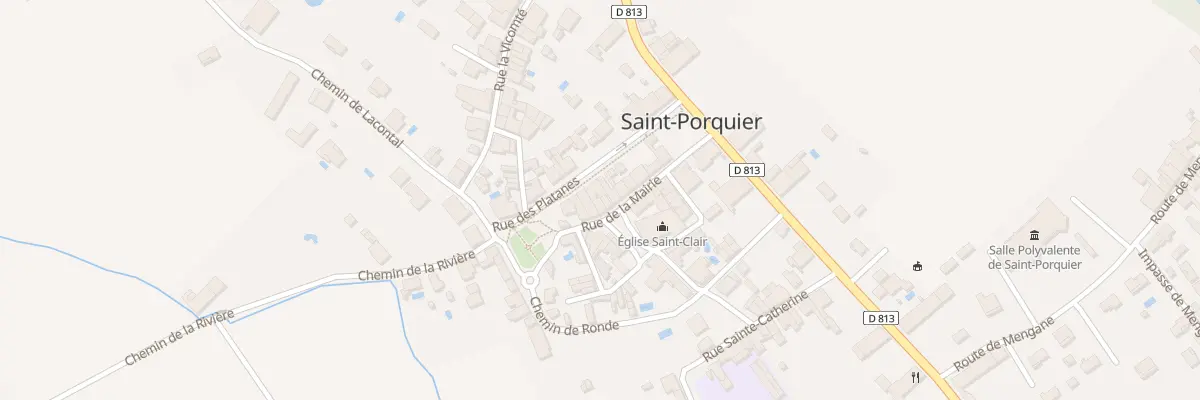 Plan du 14C Rue de la Mairie à Saint-Porquier