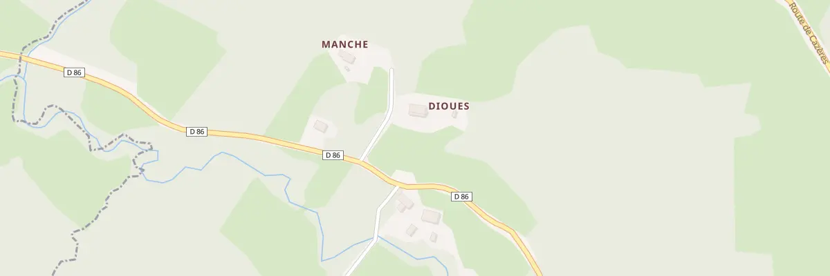 Plan du 5001F Prat Barrat à Lahitère