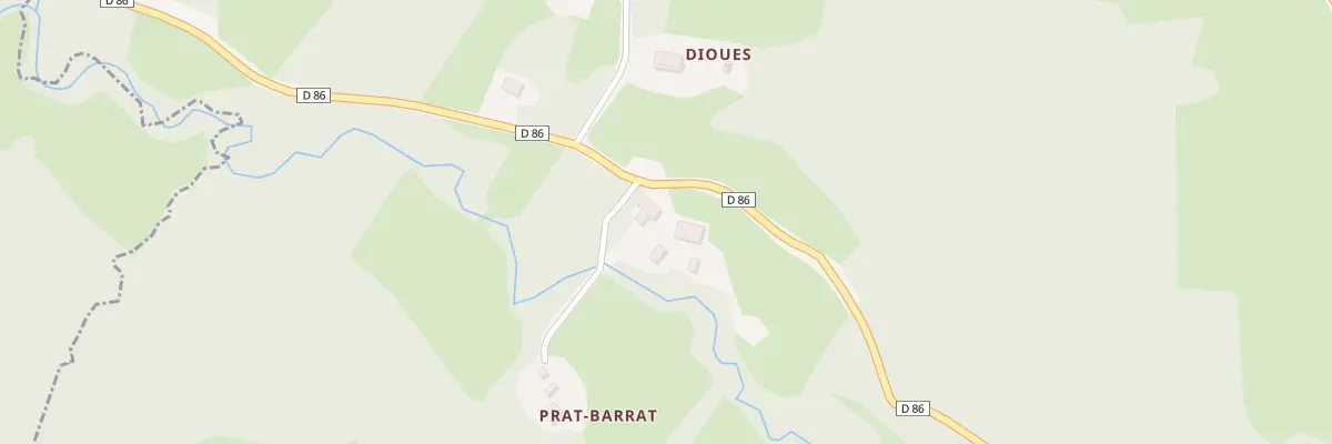 Plan du 4 Prat-Barrat à Lahitère