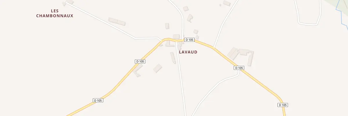 Plan du 6 Lavaud à Lussac-les-Églises