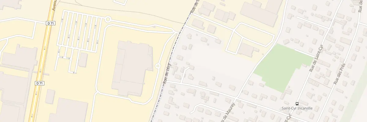 Plan du 74 Rue de Léry à Incarville