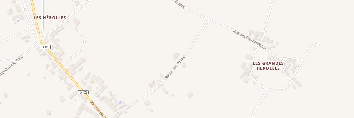 Plan du 5 Rte des Foires à Coulonges-les-Hérolles