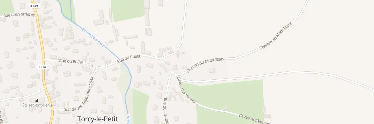 Plan du 5134 Le Mont Blanc à Torcy-le-Petit
