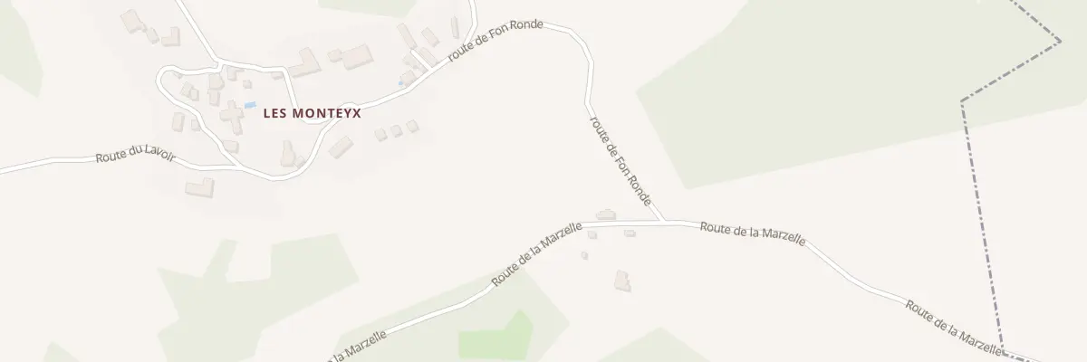 Plan du 1430 Rte de Marzelle à La Bachellerie