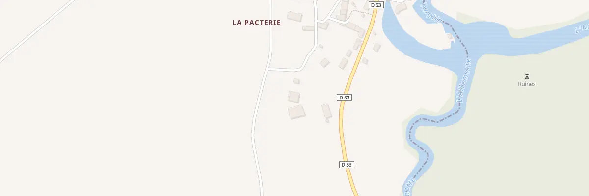 Plan du 20 Rue de la Pacterie à Bélâbre
