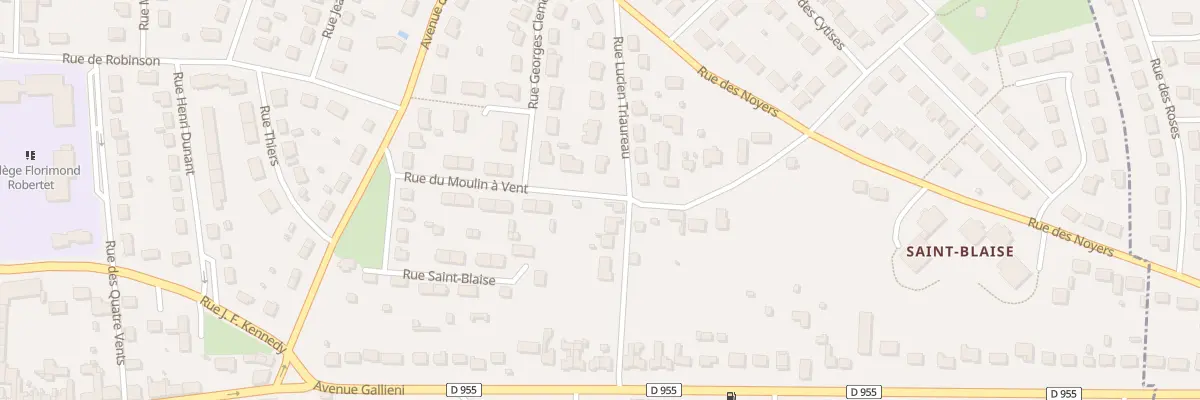Plan du 11 Rue Lucien Triaureau à Brou