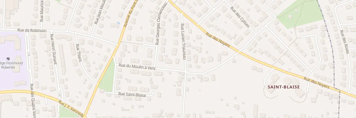Plan du 13 Rue Lucien Triaureau à Brou
