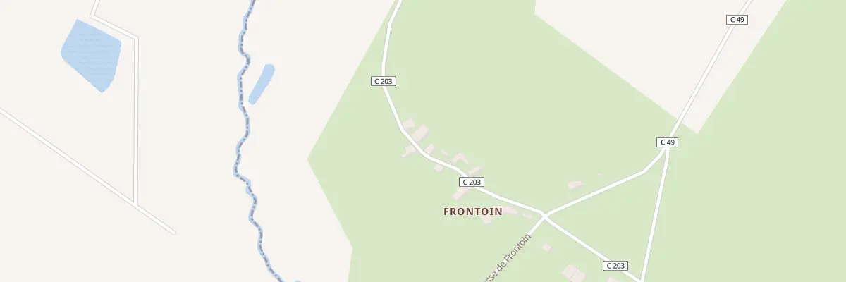 Plan du 1788 Rte de Frontoin à La Meyze