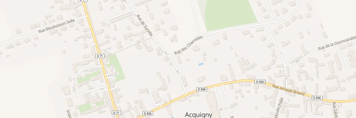 Plan du 8 Rue de Surville à Acquigny