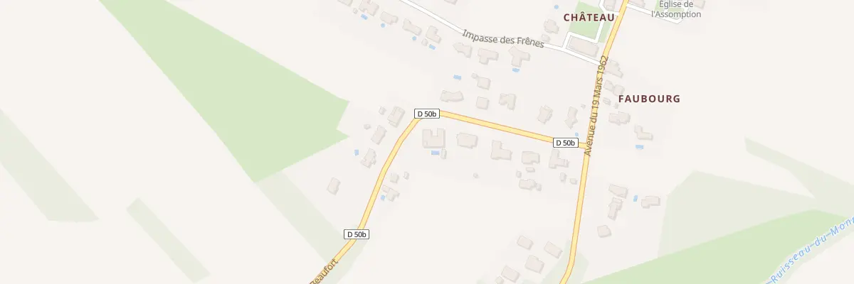 Plan du 245 Rte de Beaufort à Cambernard