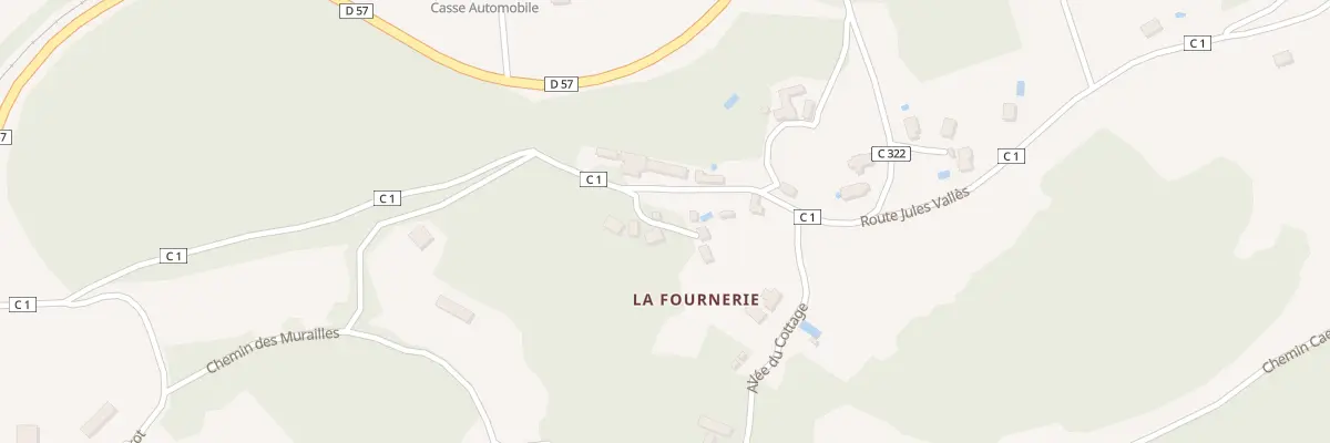 Plan du 520 Rte Jules Vallès à Vézac