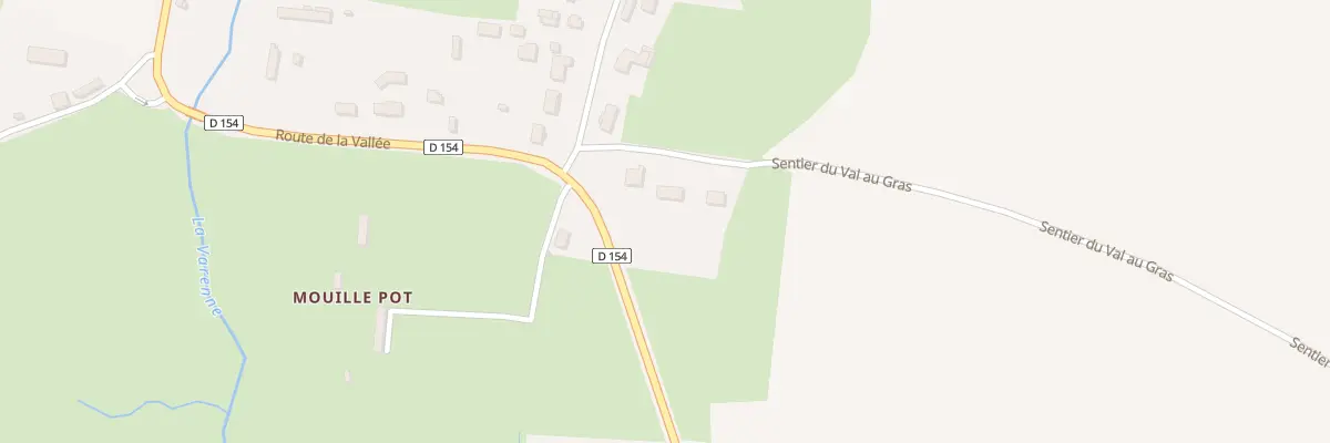 Plan du 70 Sen du Val au Gras à Torcy-le-Grand