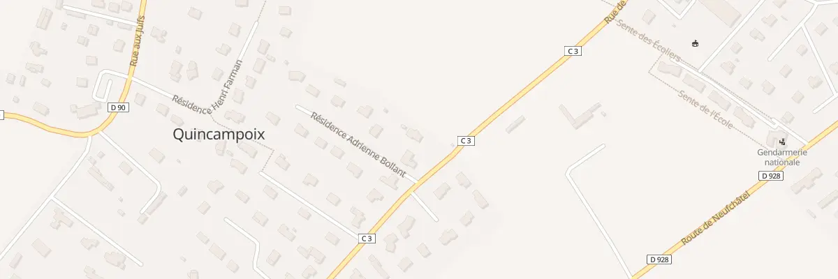 Plan du 939 Rue de Cailly à Quincampoix