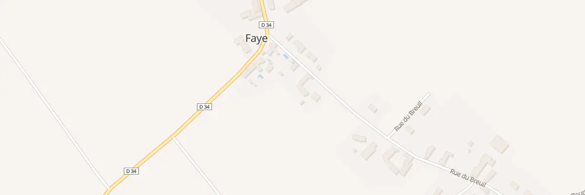 Plan du 6 Rue du Breuil à Faye