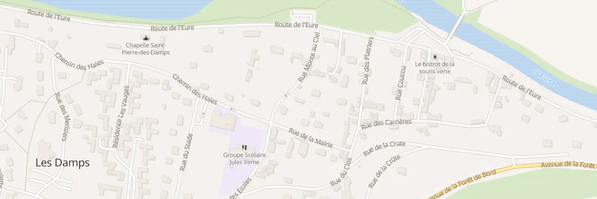 Plan du 9 Rue Monte au Ciel aux Damps